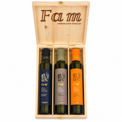Box Cassetta Olio Irpino 3 Bottiglie