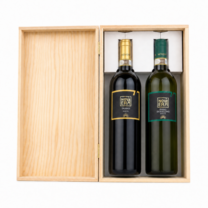 Cassette in Legno per 2 Bottiglie di Vino