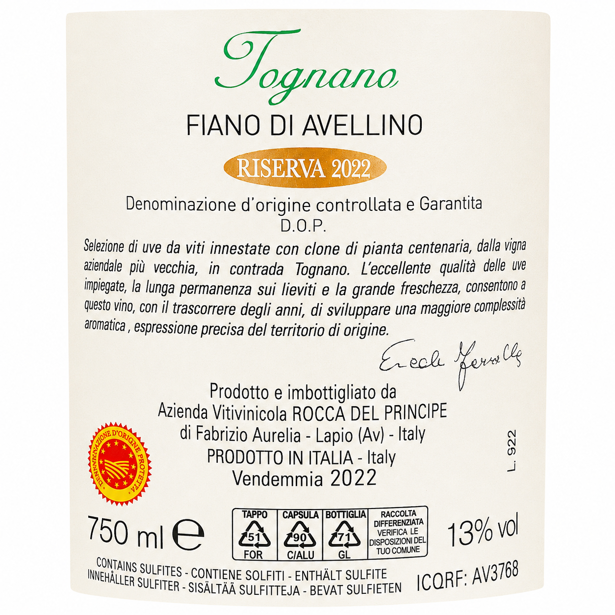 Tognano Fiano