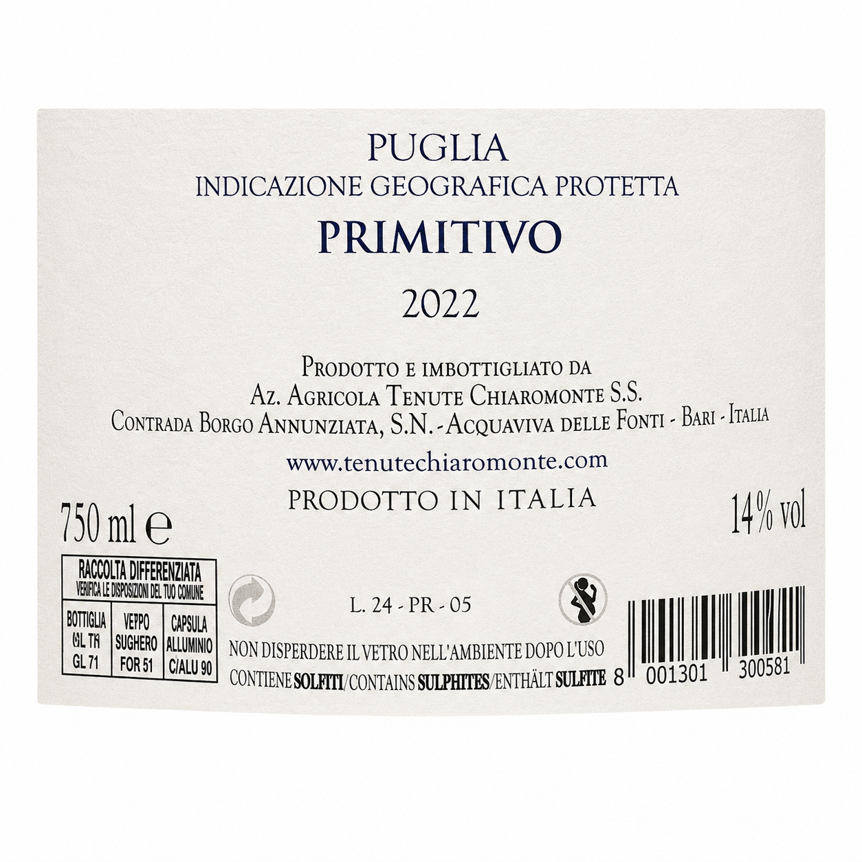 Primitivo 2022 IGT