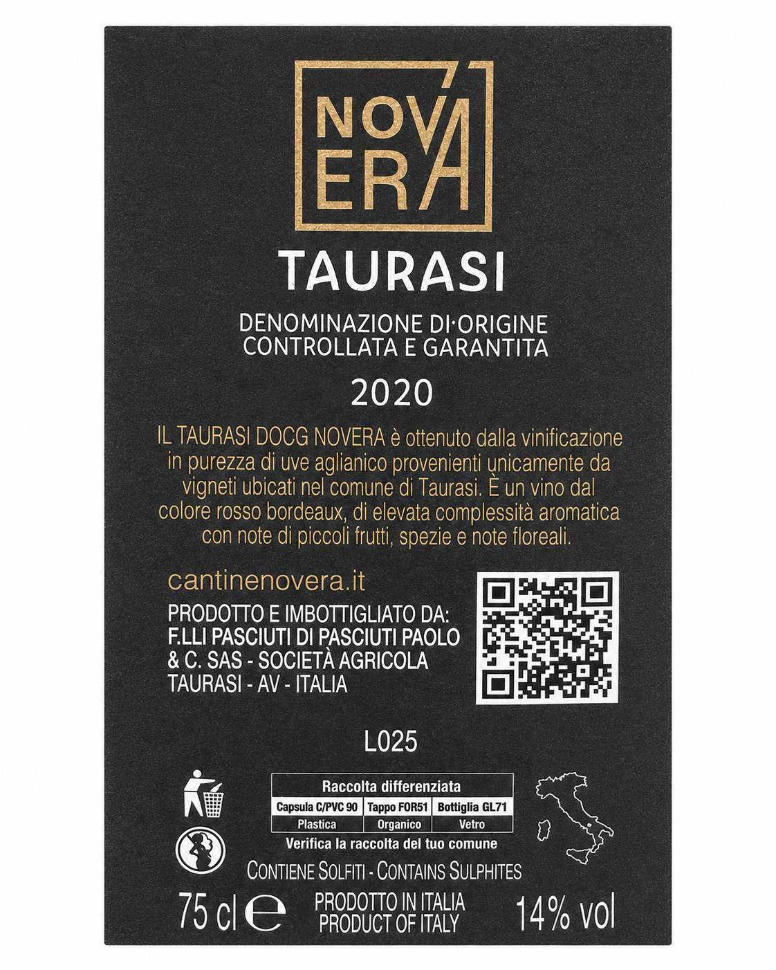 Taurasi 2020 DOCG